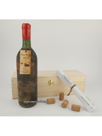 Pinot Noir 1973 Cotesti in cutie lemn